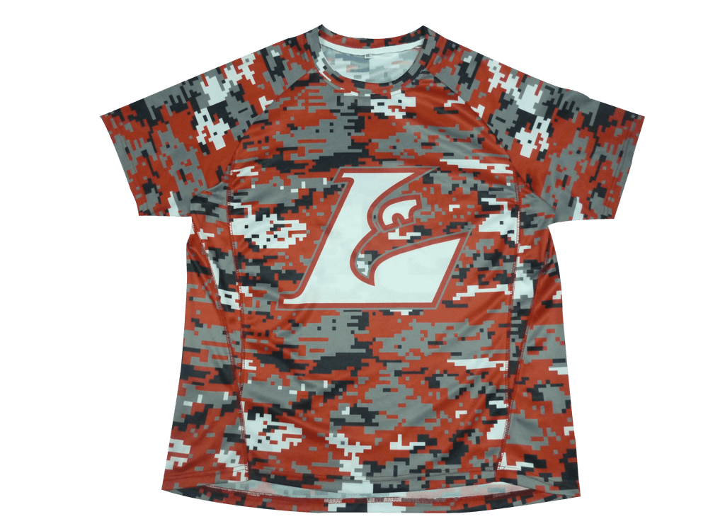 Silver and Navy Lacrosse Shooter Shirt with Contrast Panel and Match-Day Styling 5 Custom Retro Lacrosse Shooter Shirt product view