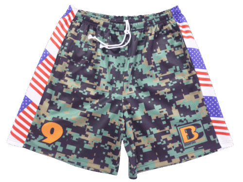 Slate and Silver Lacrosse Shorts with Clean Panel and Performance Styling 9 Slate and Silver lacrosse shorts with clean panel styling