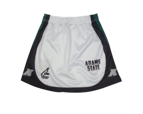 Silver and Black lacrosse shorts with contrast panel styling