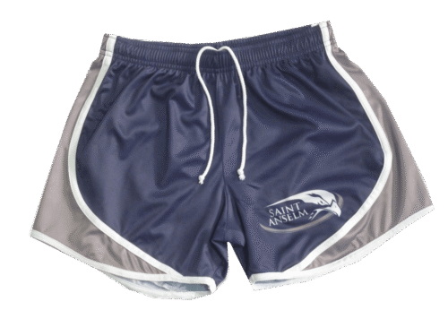 Slate and Silver Lacrosse Shorts with Clean Panel and Contrast Styling 7 Slate and Silver lacrosse shorts with clean panel styling
