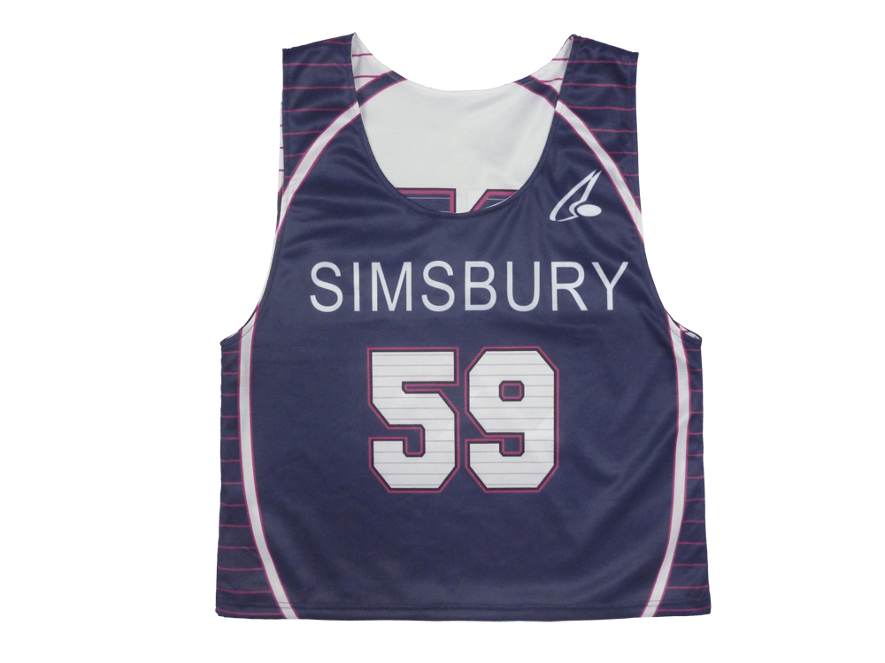 Charcoal and Navy Lacrosse Racerback Jersey with Clean Panel and Classic Styling 17 Charcoal and Navy lacrosse racerback jersey with clean panel styling