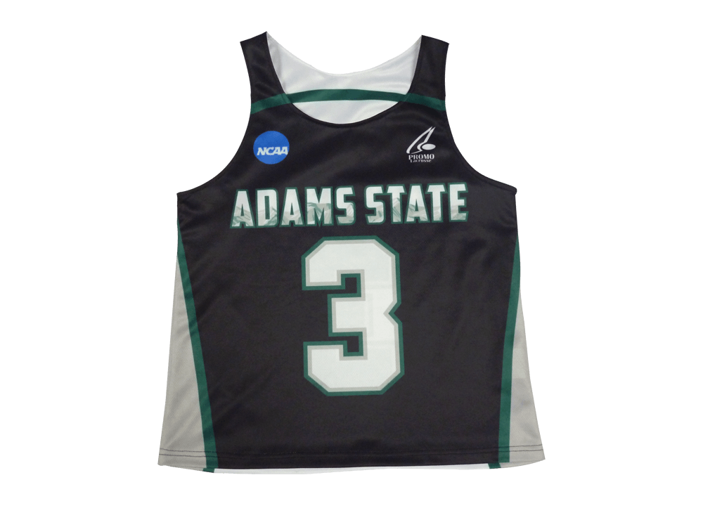 Silver and Black Lacrosse Jersey with Gradient and Modern Styling 6 Custom Contour Lacrosse Racerback Jersey product view