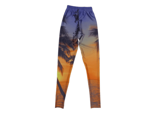 Slate and Brown Team Leggings with Abstract Graphic and Classic Styling 6 Slate and Brown team leggings with abstract graphic styling