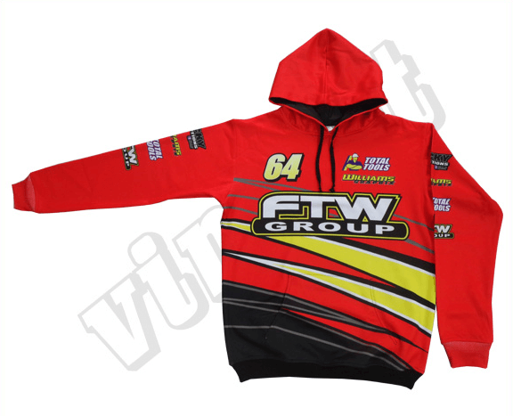 Slate and Silver Team Hoodie with Contrast Panel and Dynamic Styling 5 Custom Geometric Racing Team Hoodie product view