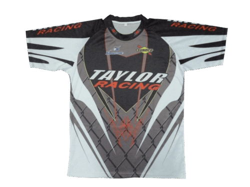 Slate and Silver Racing T-Shirt with Clean Panel and Angular Styling 10 Slate and Silver racing t-shirt with clean panel styling