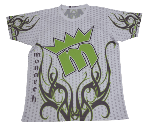Silver and Lime softball t-shirt with clean panel styling