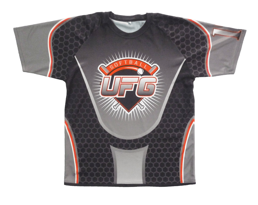 Charcoal and Lime Softball T-Shirt with Clean Panel and Stripe Styling 6 Custom Wave Softball T-Shirt product view