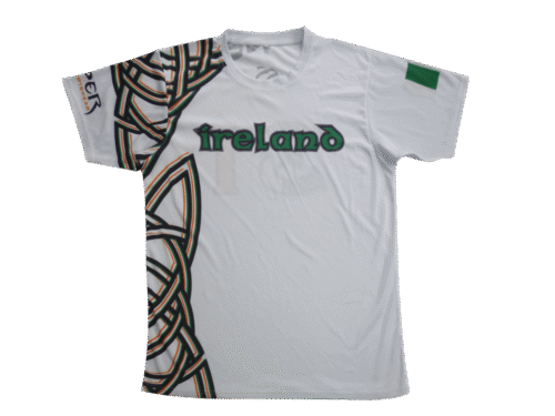 Silver and Slate softball t-shirt with contrast panel styling