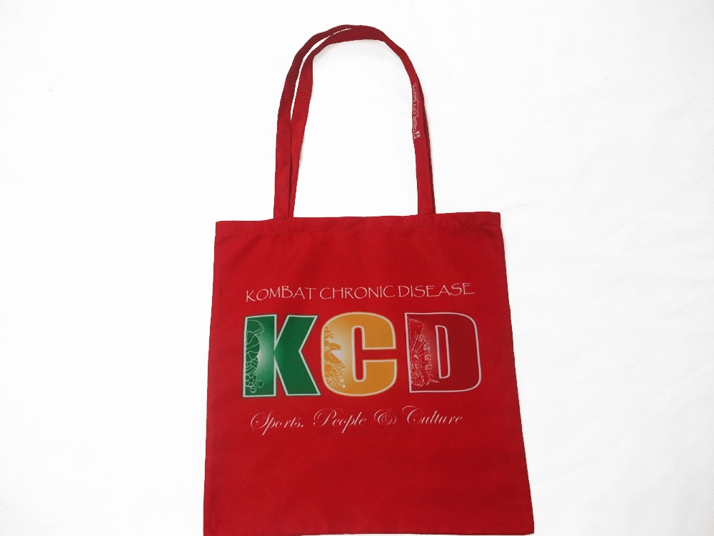 Silver and Red Team Tote Bag with Contrast Panel and Gradient Styling 17 Silver and Red team tote bag with contrast panel styling