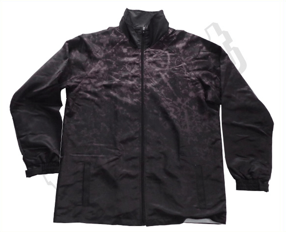 Black and Brown Team Track Jacket with Contrast Panel and Club Styling 6 Custom Panel Team Track Jacket product view