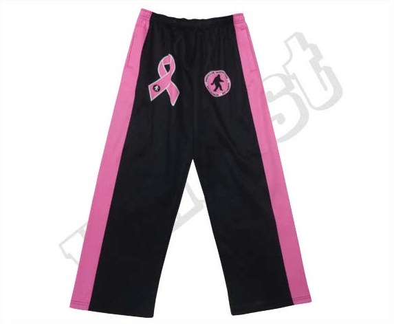 White and Gold Team Pants with Contrast Panel and Gradient Styling 5 Custom Geometric Team Pants product view