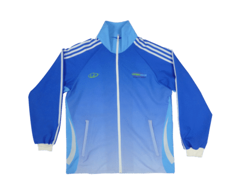 Royal Blue and Sky Blue Team Tracksuit with Contrast Panel and Modern Styling 14 Royal Blue and Sky Blue team tracksuit with contrast panel styling