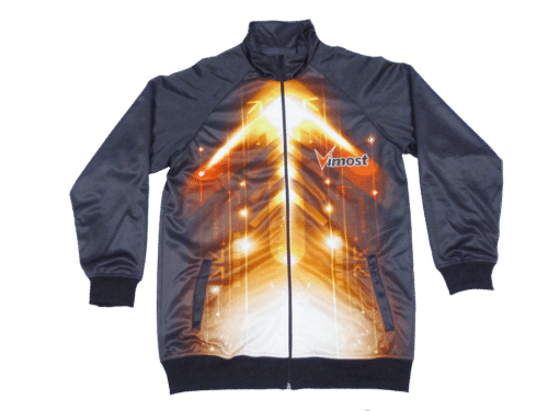 Charcoal and Brown team tracksuit with abstract graphic styling