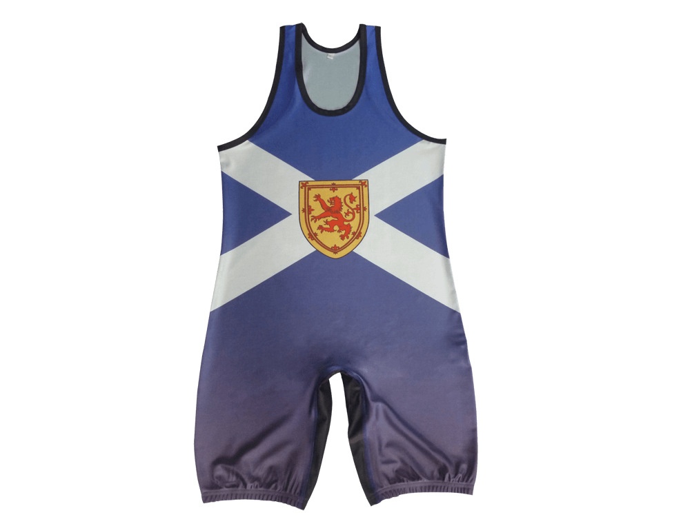 Charcoal and Silver Wrestling Singlet with Clean Panel and Performance Styling 6 Custom Crest Wrestling Singlet product view